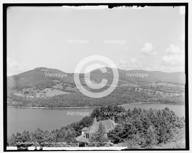 Panorama from Shepard Hill, Asquam Lake, N.H., c1906. Creator: Unknown.