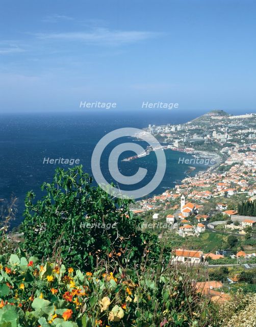 Panorama, Funchal, Madeira, Portugal. Creator: Peter Thompson.