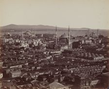 Panorama of Constantinople, 1857. Creator: James Robertson