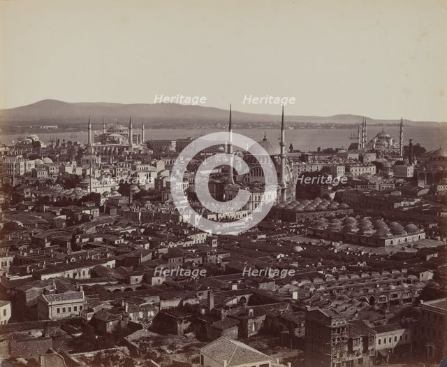 Panorama of Constantinople, 1857. Creator: James Robertson.
