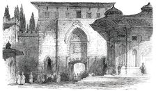 Panorama of Constantinople and the Dardanelles - the Sublime Porte, 1850. Creator: Unknown