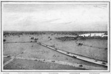 Panorama of Calcutta, India, c1840s. Artist: Frederick Fiebig