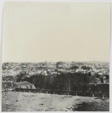 Panorama of Chateau de Saint-Cloud, 1871. Creator: Hippolyte Blancard