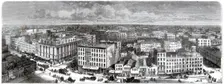 Panorama of Chicago from the top of the City Hall, USA, 1871