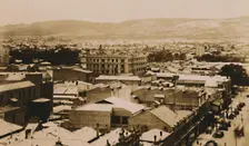 Panorama of Adelaide and the hills, South Australia, late 19th-early 20th century Creator: Unknown