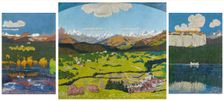 Panorama of Flims, 1904