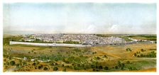 Panorama of Jerusalem, c1870.Artist: W Dickens