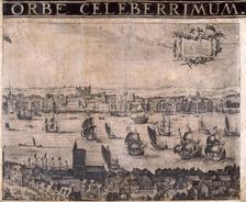Panorama of London, 1629. Artist: Anon