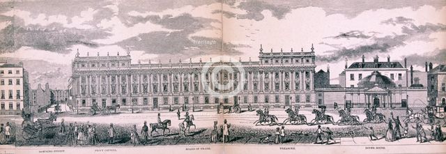 Panorama of London, 1849. Artist: George C Leighton