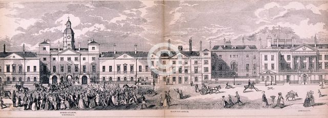 Panorama of London, 1849. Artist: George C Leighton
