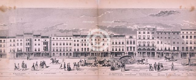 Panorama of London, 1849. Artist: George C Leighton