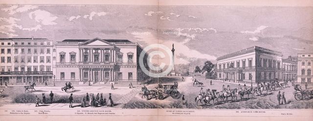 Panorama of London, 1849. Artist: George C Leighton