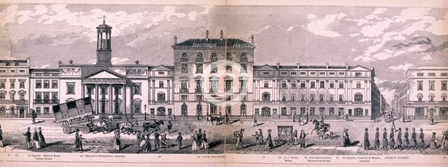 Panorama of London, 1849. Artist: George C Leighton