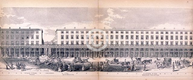 Panorama of London, 1849. Artist: George C Leighton