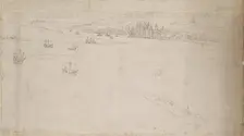 Panorama of London as seen from Southwark: Greenwich, 1554. Artist: Anthonis van den Wyngaerde