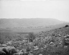 Panorama of Los Canoas, between 1880 and 1897. Creator: William H. Jackson
