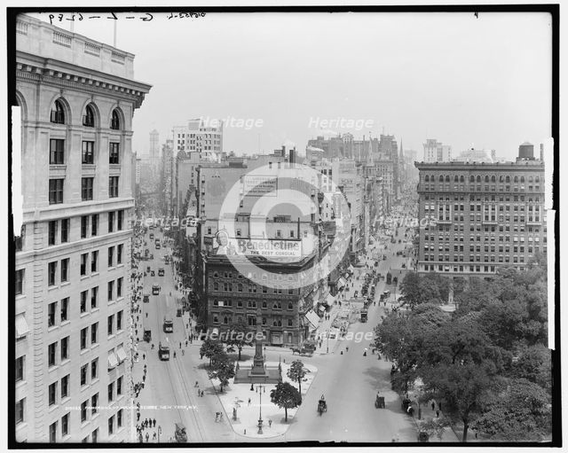 Panorama of Madison Square, New York, N.Y., between 1910 and 1915. Creator: Unknown.
