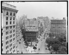 Panorama of Madison Square, New York, N.Y., between 1910 and 1915. Creator: Unknown