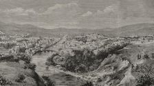 Panorama of Sarajevo, Bosnia, 1878. Creator: Tomás Carlos Capuz