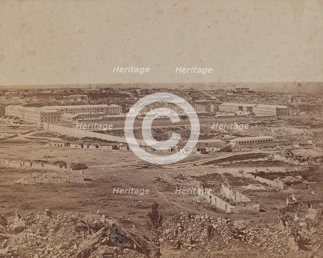 Panorama of Sebastopol No. 1, 1855-1856. Creator: James Robertson.