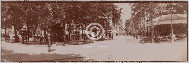 Panorama of streets in Paris. Creator: Unknown.