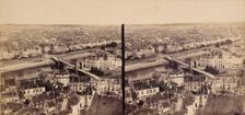 Panorama of Paris, between 1845 and 1855. Creator: Unknown
