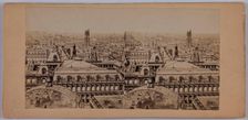 Panorama of Paris, between 1860 and 1862. Creator: Unknown