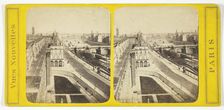 Panorama of Paris, Taken from the Louvre, c. 1874. Creator: Unknown