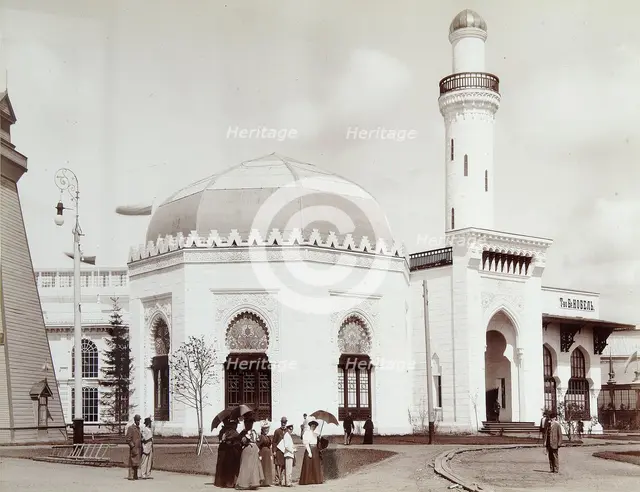 Panorama of the Nobel Company, the All-Russia Exhibition, Nizhny Novgorod, Russia, 1896.  Artist: Maxim Dmitriev