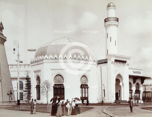 Panorama of the Nobel Company, the All-Russia Exhibition, Nizhny Novgorod, Russia, 1896.  Artist: Maxim Dmitriev