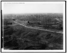 Panorama of the battlefield, Vicksburg, Miss., between 1910 and 1920. Creator: Unknown