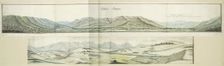 Panorama of the Biedouw and Cuinjis Mountains, c.1778-1779. Creators: Robert Jacob Gordon, Johannes Schumacher