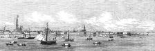 Panorama of the City of Antwerp, and its environs - arrival of Her Majesty, 1845. Creator: Unknown