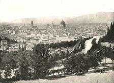 Panorama of the city of Florence, Italy, 1895. Creator: W & S Ltd