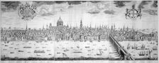 Panorama of the City of London, 1710. Artist: Anon