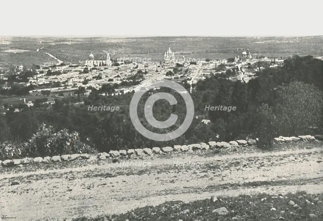 Panorama of the city, San Miguel de Allende, Mexico, 1895.  Creator: Unknown.