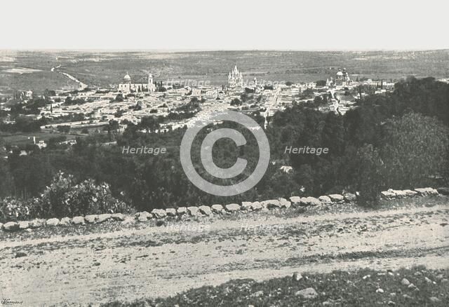 Panorama of the city, San Miguel de Allende, Mexico, 1895.  Creator: Unknown.