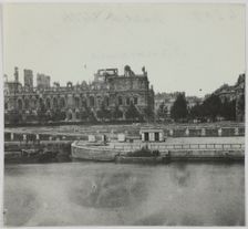 Panorama of the Hotel de Ville, 4th arrondissement, Paris, 1871. Creator: Hippolyte Blancard