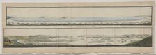 Panorama of the Knysna River and the defile through which it flows into the sea., 1778-1779. Creators: Robert Jacob Gordon, Johannes Schumacher