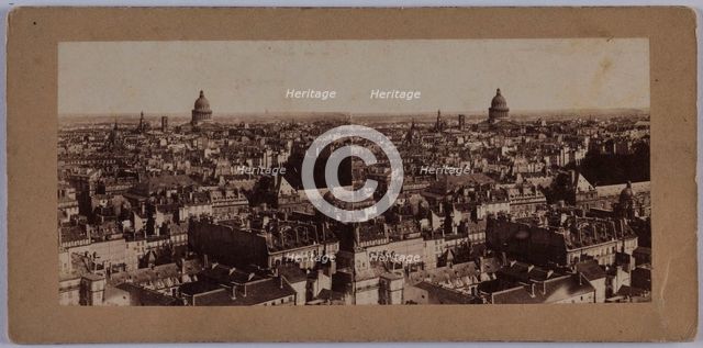 Panorama of the Pantheon, Paris, between 1855 and 1865. Creator: Unknown.