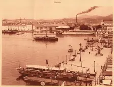 Panorama of the Quais at Toulon 1930. Creator: Unknown