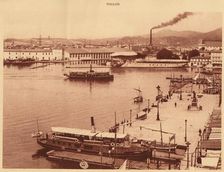 Panorama of the Quais at Toulon 1930. Creator: Unknown