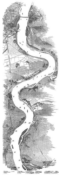 Panorama of the Rhine, 1845. Creator: Unknown