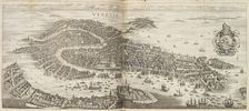 Panorama of Venice. From Newe Archontologia cosmica by Johann Ludwig Gottfried, 1646. Creator: Merian, Matthäus, the Elder (1593-1650)