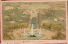 Panorama of Versailles, c.1880-c.1890. Creator: Unknown