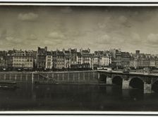 Panorama - Le Pont-Neuf, le Louvre et le quai de la Mégisserie, 1er arrondissement, Paris, 1845-1850 Creator: Unknown