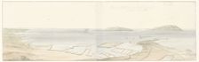 Panorama with city of Trapani and surroundings, 1778. Creator: Louis Ducros