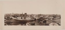 Panorama taken from Saint-Gervais church, 4th arrondissement, Paris, between 1862 and 1872. Creator: Unknown