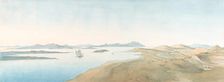 Panorama View on the Islands of Delos, early 19th-late 19th century. Creator: Johann Michael Wittmer
