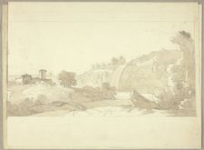 Panoramic Italian Landscape, n.d. Creator: Pierre Antoine Mongin